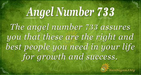 733 Angel Number Meaning